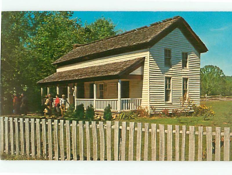 Vintage Post Card Becky Cable House Cades Cove Nat Park Cable Mill  # 4071