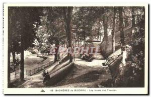 Old Postcard Bagneres de Bigorre laces Thermes