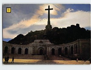 Postcard Façade of the counter-light, Santa Cruz Del Valle De Los Caidos, Spain
