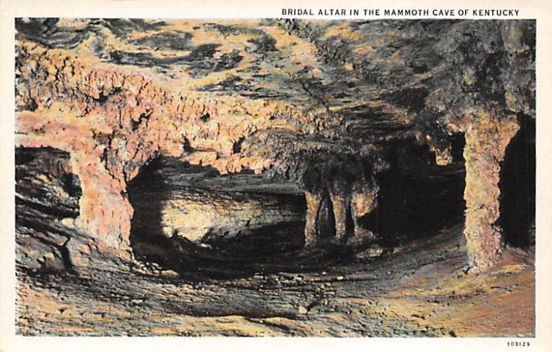 Bridal altar in the Mammoth Cave Mammoth Cave KY