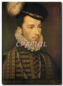 Modern Postcard The Duke of Alencon Ecole Francaise XVI century Musee Conde C...