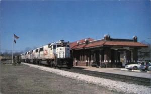 Kansas City Southern Railway Diesel Locomotives - Mena AR, Arkansas