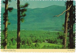 Church in Cades Cove Great Smoky Mountain National Park Tennessee 4 by 6