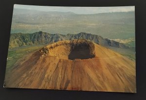 MOUNT VESUVIUS colour postcard