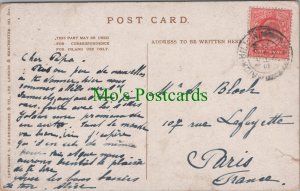 Genealogy Postcard - Bloch, 10? Rue Lafayette, Paris, France  GL1620