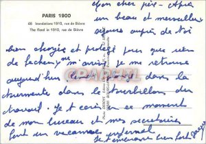 Modern Postcard Paris Floods 1910 Rue de Bievre