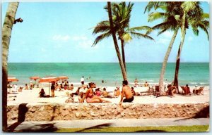 M-4241 Sun & Surf Bathing at Surfside Miami Beach Florida