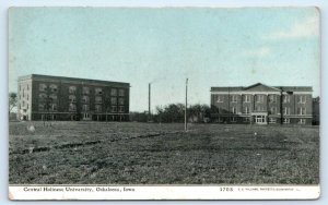 OSKALOOSA, IA Iowa ~ CENTRAL HOLINESS UNIVERSITY c1910s Photoette Postcard