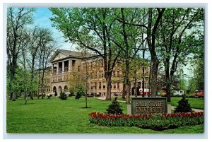 Administration Building Ball State University Muncie Indiana IN Vintage Postcard