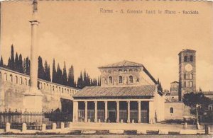 Italy Roma Rome San Lorenzo fuori le Mura Facciata