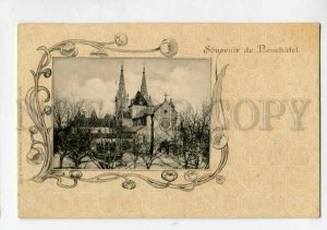 3113954 Switzerland NEUCHATEL SOUVENIR DE NEUCHATEL Vintage pc