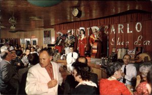 Elko Nevada NVMonte Carlo Casino Interior 1950s-60s Vintage Postcard