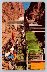 Cable Car At Royal Gorge Canon City Colorado Vintage Unposted Postcard