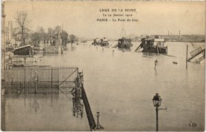 CPA PARIS Crue de la Seine 1910 - Le Point du Jour (1322858)