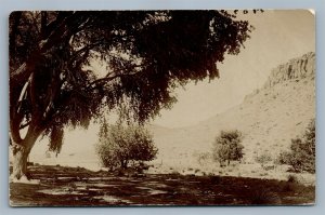 NEW MEXICO RANCH ANTIQUE REAL PHOTO POSTCARD RPPC GOLD MINE AREA