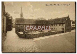 Postcard Old Karmelitter Gaarden i Helsingor