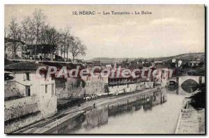 Postcard Old Nerac Les Tanneries La Base