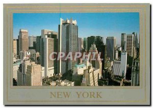 Postcard Modern New York Manhattan Skyline Westside in the heart of the Theat...