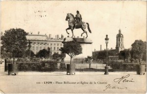 CPA Lyon Place Bellecour Église de la Charité (993878)