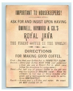 1880's Dwinell Hayward Royal Java Coffee Children Cat Dog Lot Of 5 P193 