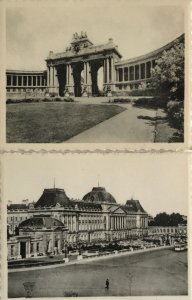 Vintage Bruxelles - Brussels 10 Photo Snapshots Postcard- Albert Series
