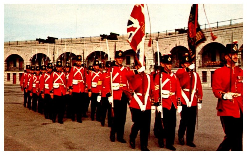 Canada Kingston ONT  Old Fort Henry Guard on the March