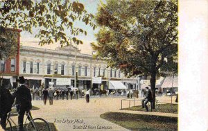 State Street from Campus Ann Arbor Michigan 1908 postcard