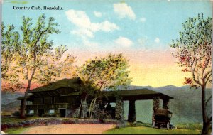 Hawaii Country Club Honolulu Vintage Postcard 09.92