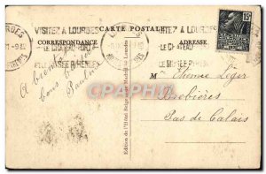 Old Postcard Remembrance Lourdes Lady of Lourdes Apparition Bernadette Soubirous