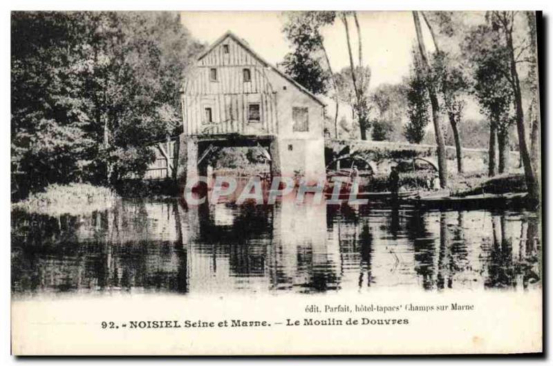 Postcard Old water mill Noisiel The mill Dover