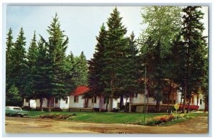 c1960's Manville's Waskesiu Bungalow Cabins Saskatchewan Canada Postcard