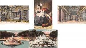 lots16 france palais de versailles lot all coloured pre 1915 lot 9 ppc