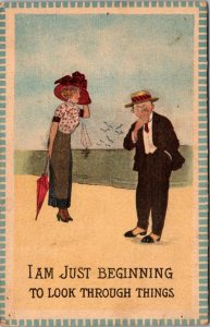 Romantic Couple I Am Just Beginning To Look Through Things