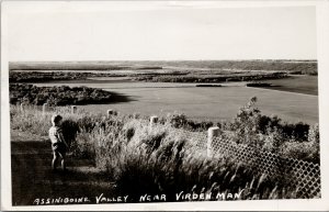 Assiniboine Valley near Virden Manitoba MB c1952 Miniota Cancel RPPC Postcard H5