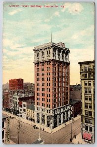 Vintage Postcard 1911 Lincoln Trust Building Louisville Kentucky Structure K.Y.