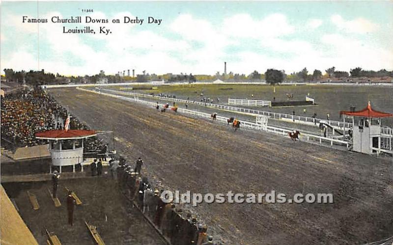 Famous Churchill Downs on Derby Day Louisville, KY , USA Horse Racing Unused 