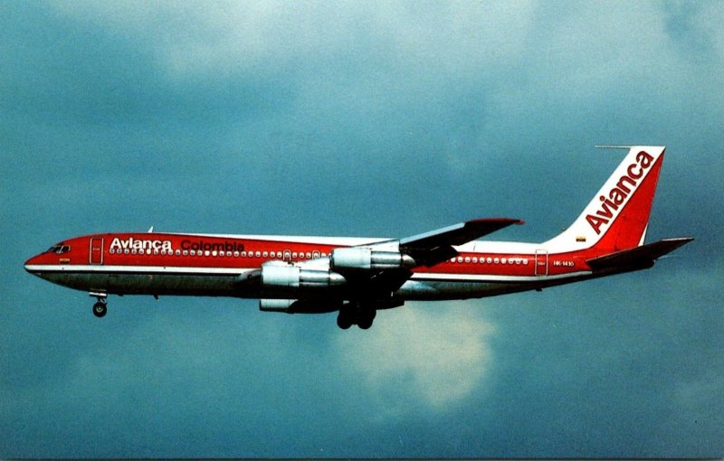 Avianca Boeing 707-359B At Los Angeles International Airport