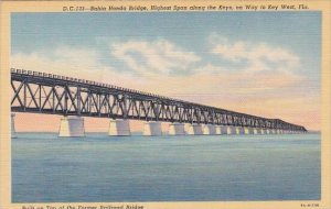 Bahia Honda Bridge Highest Span In The Keys On The Way To Key West Florida Cu...