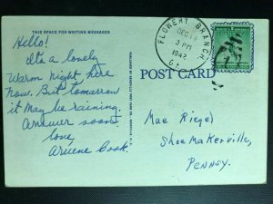 Vintage Postcard 1942 Brenau College Gainesville Georgia (GA)