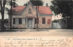 Revolutionary House, Kingston, New York, Early Hand Colored, 1906 Postcard, Used