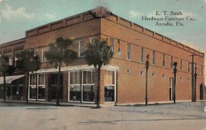 E.T. SMITH HARDWARE FURNITURE COMPANY ARCADIA FLORIDA POSTCARD (c. 1910)