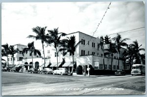 DELRAY BEACH FL THE COLONY VINTAGE REAL PHOTO POSTCARD RPPC