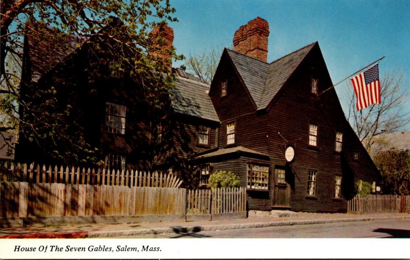 Massachusetts Salem House Of Seven Gables