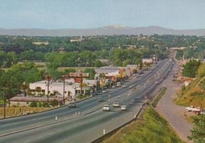 Redding CA Aerial View US 99 299 Shasta County Motel California postcard H159 