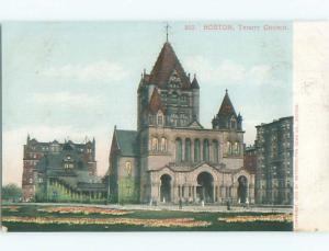 Unused Pre-1907 TRINITY CHURCH Boston Massachusetts MA n5074