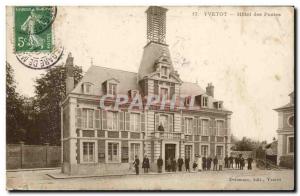 Yvetot Old Postcard Hotel Post