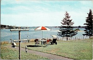 Harbor View Motel, Southwest Harbor ME Route 102 Vintage Postcard N29