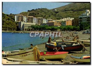 Modern Postcard Port Nou Gerona partial view