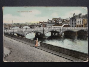 Scotland AYR The Bridges c1911 by G.D. & D.