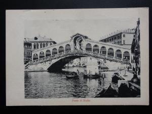 Italy: Venice / Venezia PONTE DI RIALTO Advert - Alberto Benedetti GRANDE BAZAR